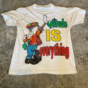 Vintage 93’ Looney Tunes “Attitude is Everything” Bugs Bunny Tshirt